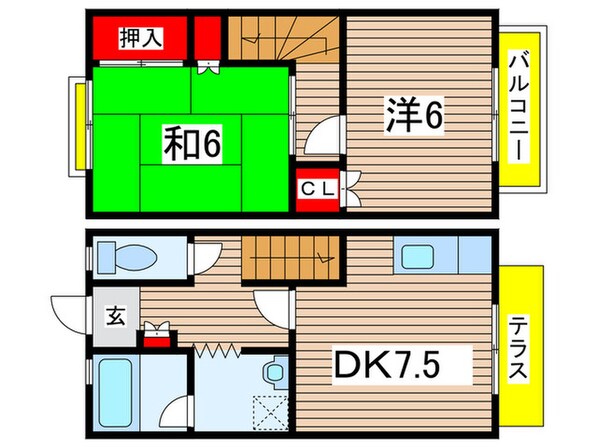 ギンレイハイツの物件間取画像